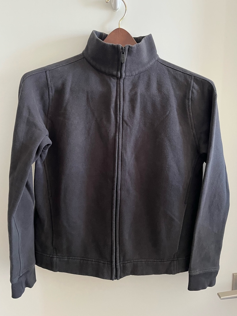 Lululemon Full-Zip Sweatshirt Size 6 Black
